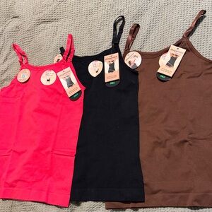 Shapemint Camisole Set - Pink, Black, Brown size Large